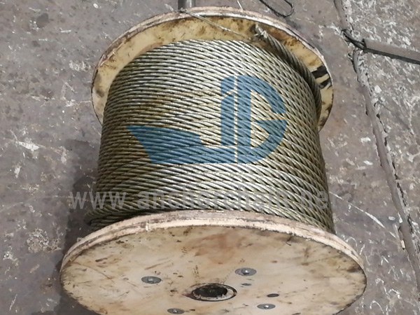 Ocelové drátěné lano 6X24W+7FC