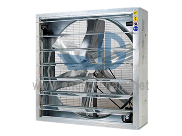 DFBZ nástěnný čtvercový axiální ventilátor