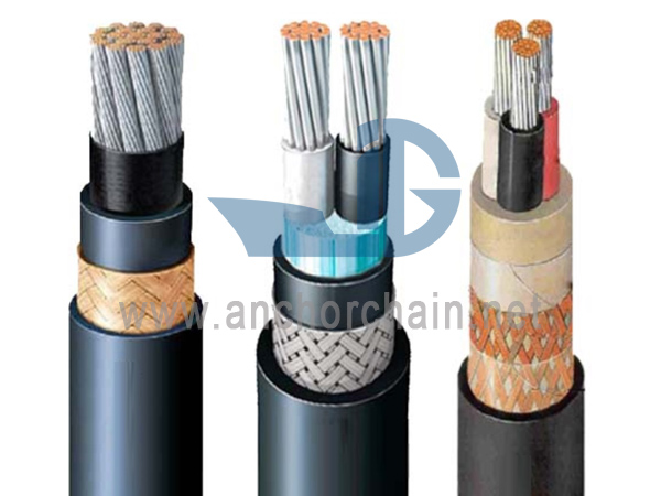 Ohnivzdorný lodní napájecí kabel bez halogenů 0,61KV