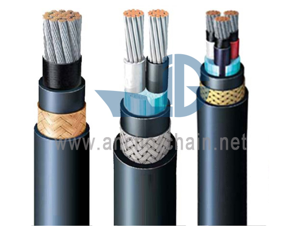 Nehořlavý námořní napájecí kabel bez halogenů 0,61KV