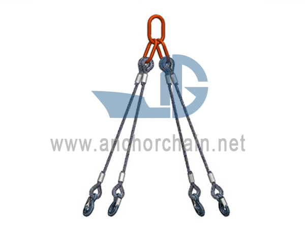 Čtyřnohý Spliced ​​Lana Sling