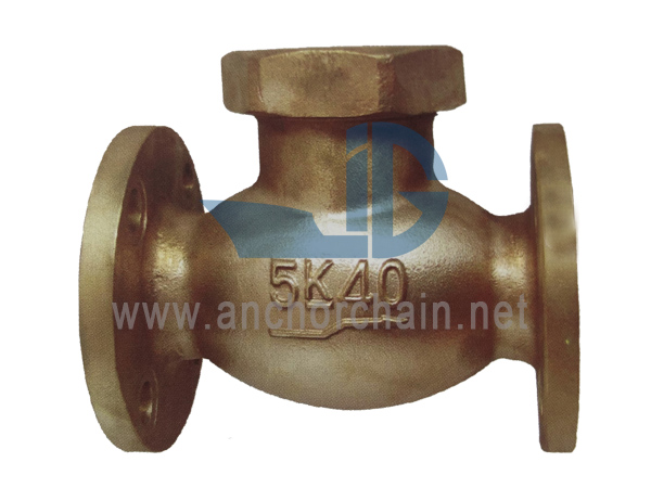 Zpětné ventily JIS F 7415 Bronze 5K Lift (Typ s unijní kapotou)
