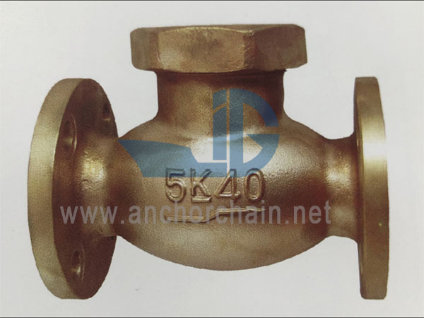 Zpětné ventily JIS F 7417 Bronze 16K Lift (Typ unijní kapoty)